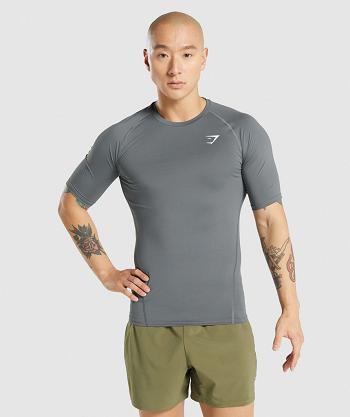 Gymshark Element Baselayer T Shirts Herr Grå | SE 4126YXF